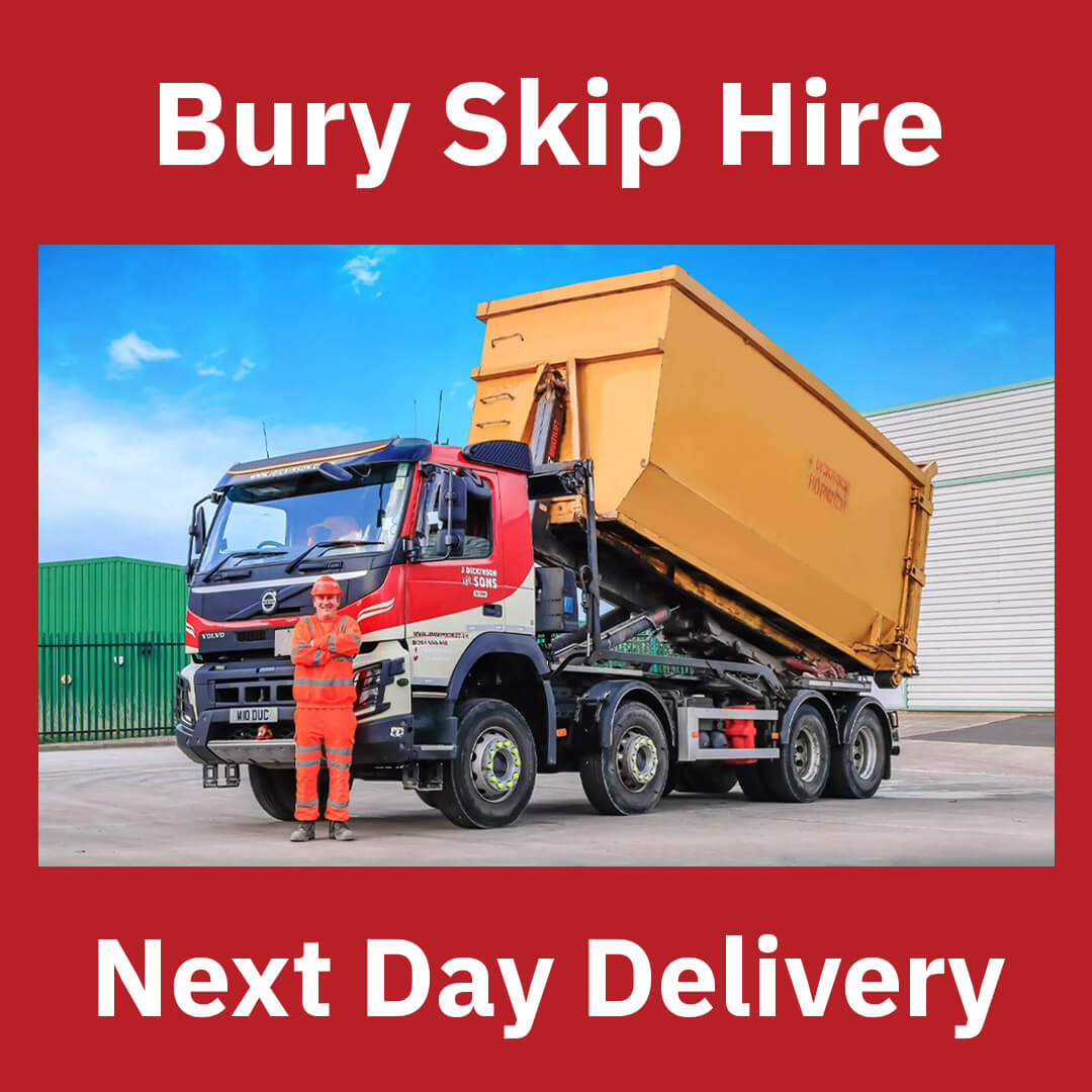 Cheap Skip Hire Bury Book Online Next Day Delivery