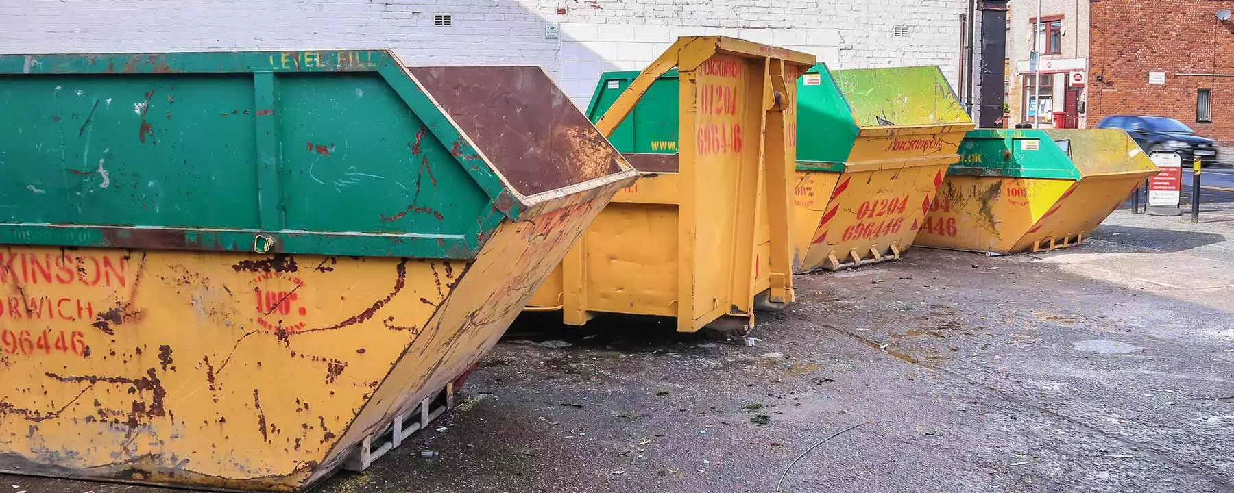 different sized skips outside commercial premises different sized skips outside commercial premises